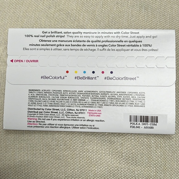 Brand New Color Street! Never Opened- Overlay: Polka Dot Com - Picture 2 of 2